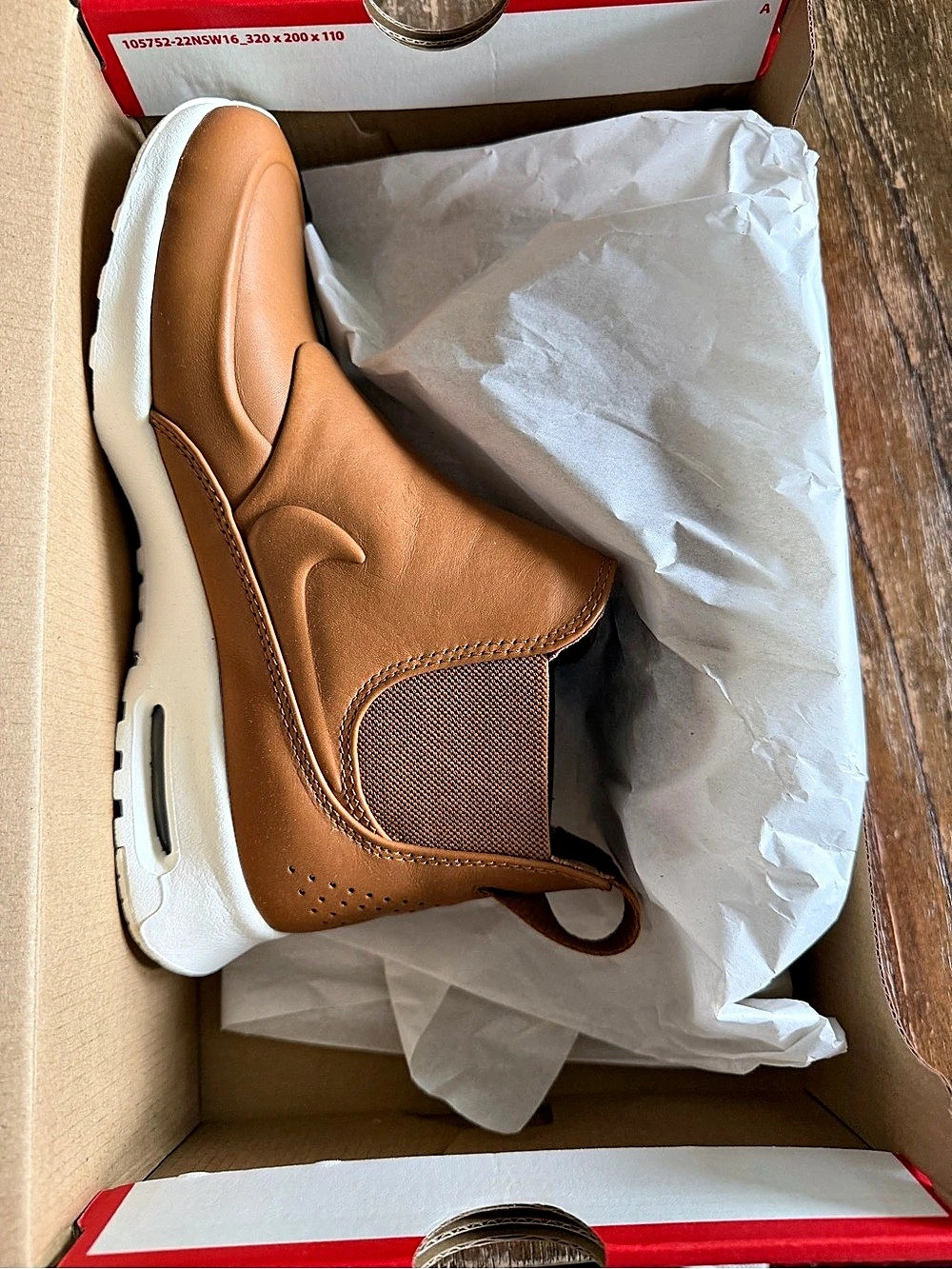 Nike Air Max Thea Mid Sneakers Brown & White US 6.5 New in Box